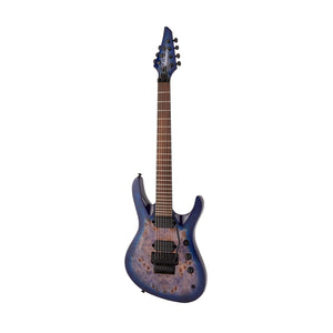 Jackson Pro Series Signature Chris Broderick Soloist 7P Electric Guitar, Laurel FB, Transparent Blue
