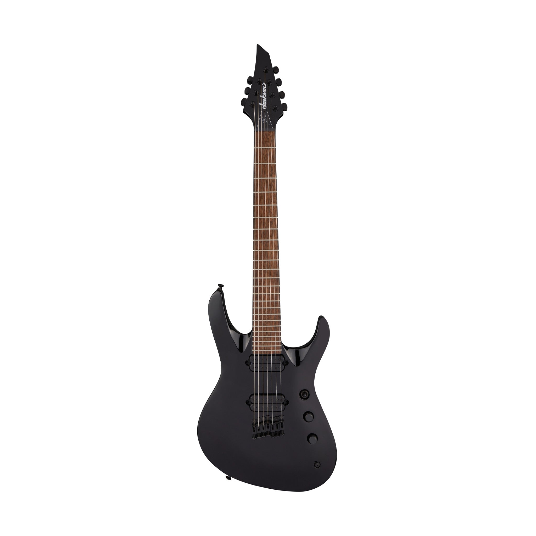Jackson Pro Series Signature Chris Broderick Soloist HT7 Electric Guitar, Laurel FB, Gloss Black