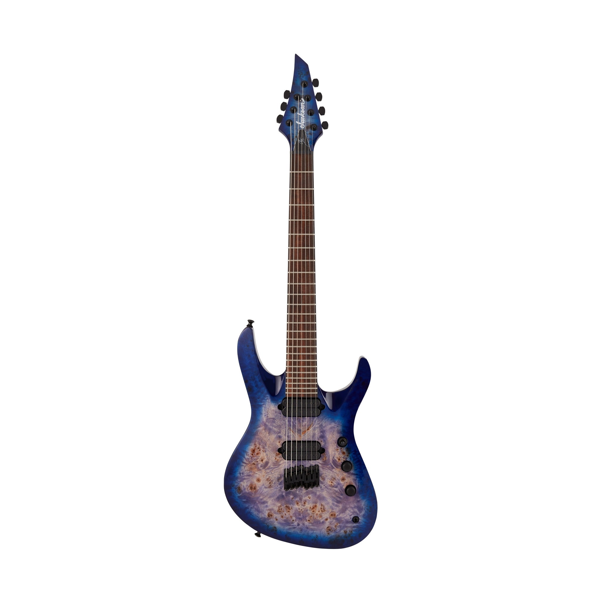Jackson Pro Series Signature Chris Broderick Soloist HT7P Electric Guitar, Laurel FB, Transparent B