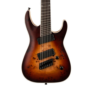 Jackson Concept Series SLAT MS7 Electric Guitar, 2-tone Bourbon Burst