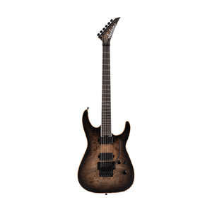 Jackson Ltd Ed Wildcard Series Soloist SL2P Electric Guitar, Ebony FB, Transparent Black Burst w/Pop