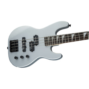 Jackson JS Series Concert Bass Minion JS1X Guitar, Amaranth FB, Satin Silver
