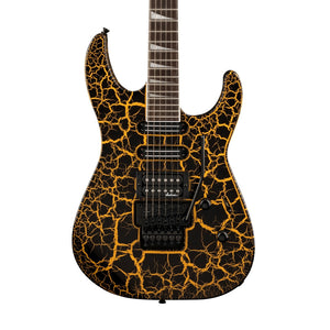 Jackson X Soloist SL3X DX Electric Guitar, Yellow Crackle