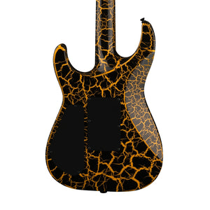 Jackson X Soloist SL3X DX Electric Guitar, Yellow Crackle