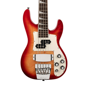 Jackson X Series Concert Bass CBXNT DX V Bass Guitar, Fireburst
