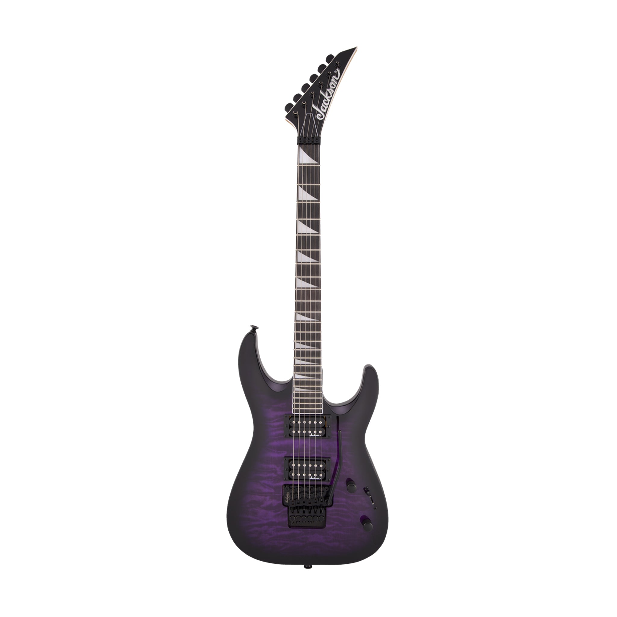 Jackson JS Series Dinky Arch Top JS32Q DKA Electric Guitar, Amaranth FB, Transparent Purple Burst