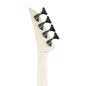 Jackson JS Series Kelly Bird Bass JS3Q Guitar, Amaranth FB, Transparent Blue Burst