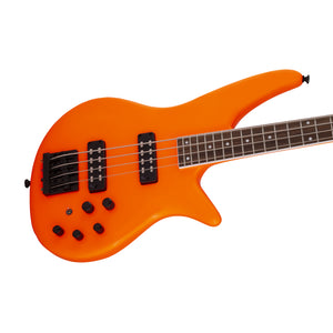 Jackson X Series Spectra SBX 4-String Bass Guitar, Laurel FB, Neon Orange