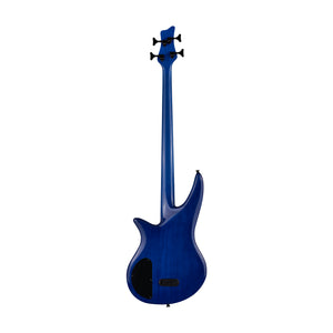 Jackson X Series Spectra Bass SBXQ IV Electric Guitar, Laurel FB, Amber Blue Burst