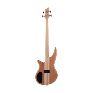 Jackson Pro Series Spectra SBP IV Bass Guitar, Caramelized Jatoba FB, Carribean Blue
