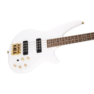Jackson JS Series Spectra JS3 Bass Guitar, Laurel FB, Snow White