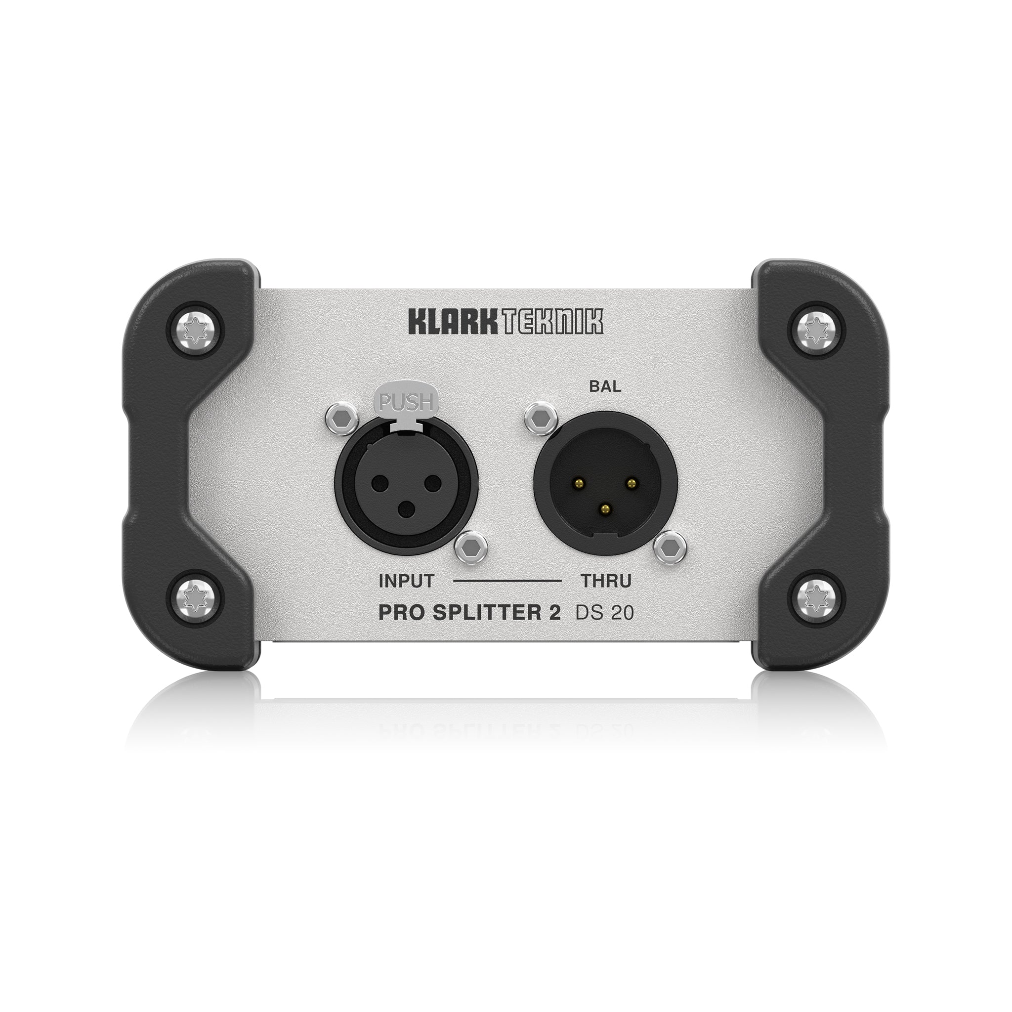 Klark Teknik DS 20 1-in / 2-out Passive Signal Splitter w/ Midas Transformer and Extended Dynamic Ra