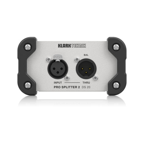 Klark Teknik DS 20 1-in / 2-out Passive Signal Splitter w/ Midas Transformer and Extended Dynamic Ra