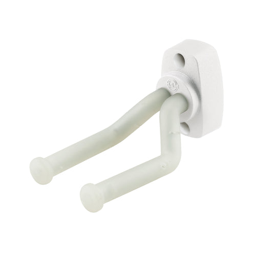 K&M 16280-014-00 Guitar Wall Mount Holder 162/8, White