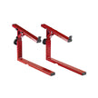 K&M 18811-000-91 Stacker Adjustable, Ruby Red