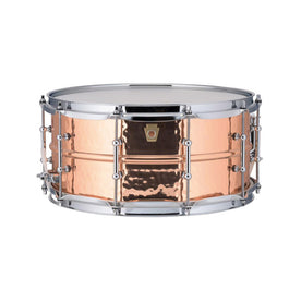 Ludwig LC662KT 6.5x14inch Copperphonic Snare Drum, Hammered Shell, Tube Lugs