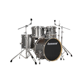 Ludwig LE520028 Evolution 5-Piece Drum Kit w/Hardware, Platinum