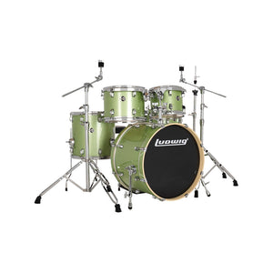 Ludwig LE522018 Evolution 5-Piece Drum Kit w/Hardware, Mint