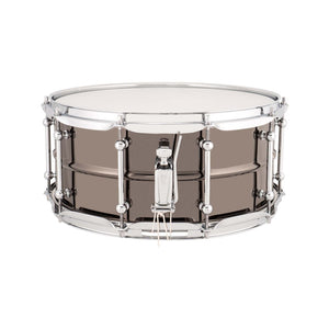 Ludwig LU6514C 6.5x14inch Universal Brass Snare, Black Nickel Plated Shell
