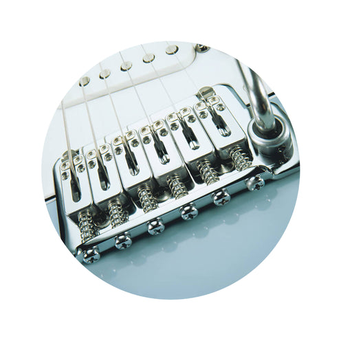 LR Baggs X-Bridge Strat Peizo Bridge Pickup, Vintage 6-Post Tremolo, Chrome