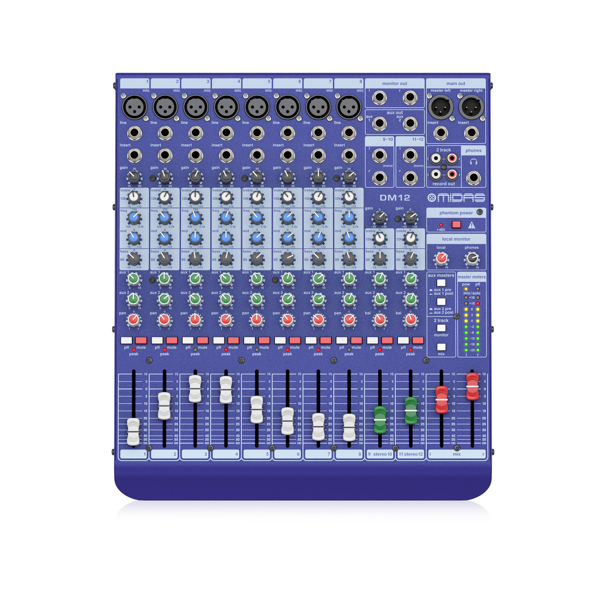 Midas DM12 12-channel Analog Mixer – Swee Lee Malaysia