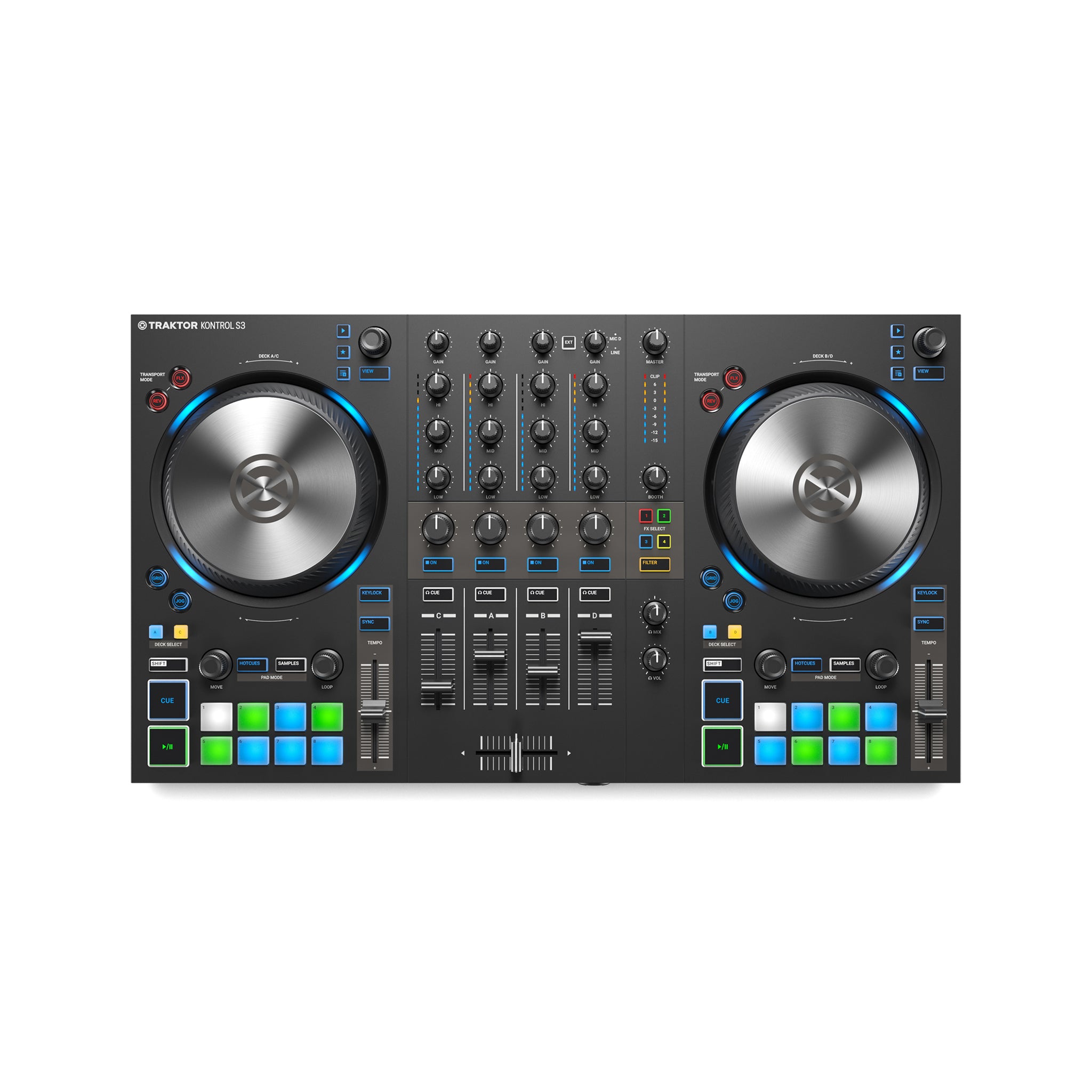 Native Instruments Traktor Kontrol S3 4-channel DJ Controller