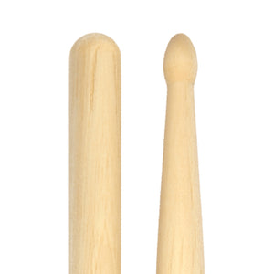 Promark RBH580TW Rebound 55A .585 Hickory Tear Drop Drumsticks, Wood Tip
