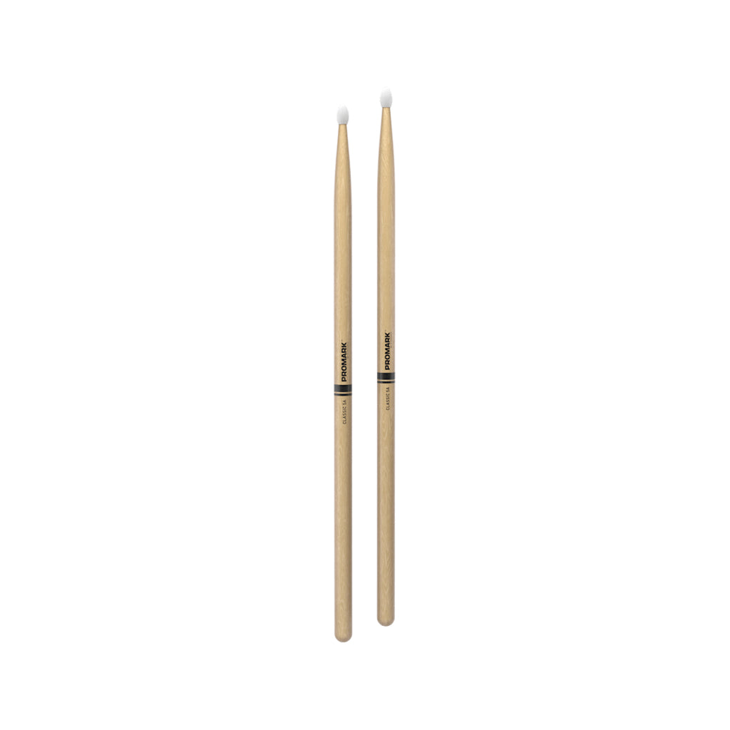 Promark TX5AN Hickory 5A Drumsticks, Nylon Tip