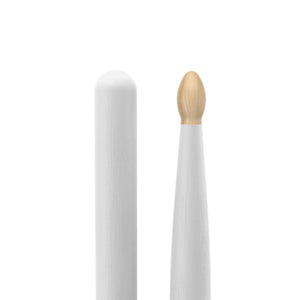 Promark TX5AW-WHITE Hickory 5A Drumsticks, Wood Tip, White