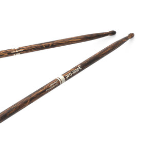 Promark TX747W-FG Hickory Forward 747 Rock Drumsticks, Wood Tip
