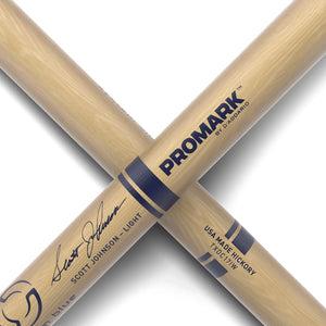 Promark TXDC17IW Hickory System Blue - Scott Johnson Marching Stick