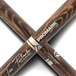 Promark TXDCTFW-FG Tim Fairbanks FireGrain Marching Snare Drumstick, Wood Tip