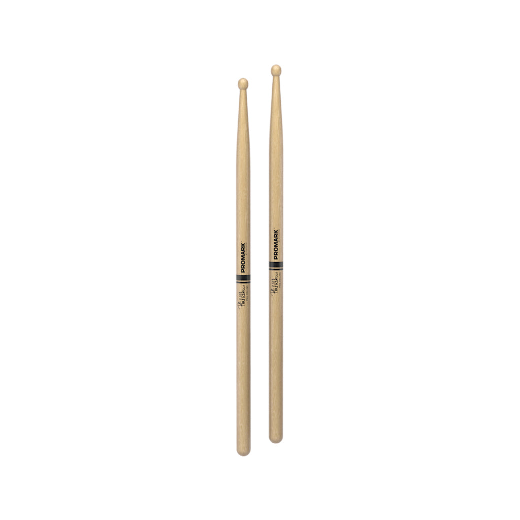 Promark TXPCW Hickory PC Phil Collins Drumsticks, Wood Tip