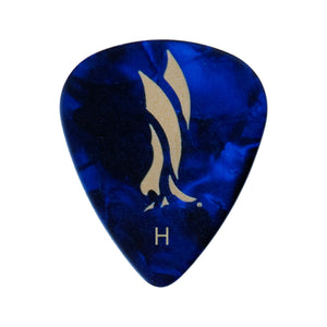 PRS Celluloid Guitar Picks, Blue Pearloid, Heavy, Pack of 12