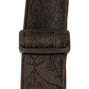 PRS 2 Inch Paisley Nylon Guitar Strap, Black