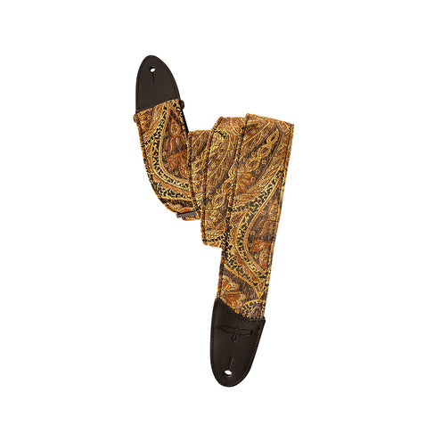 PRS 2 Inch Paisley Nylon Guitar Strap, Brown