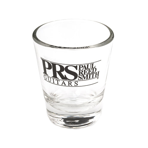 PRS Block Logo Clear Shot Glass