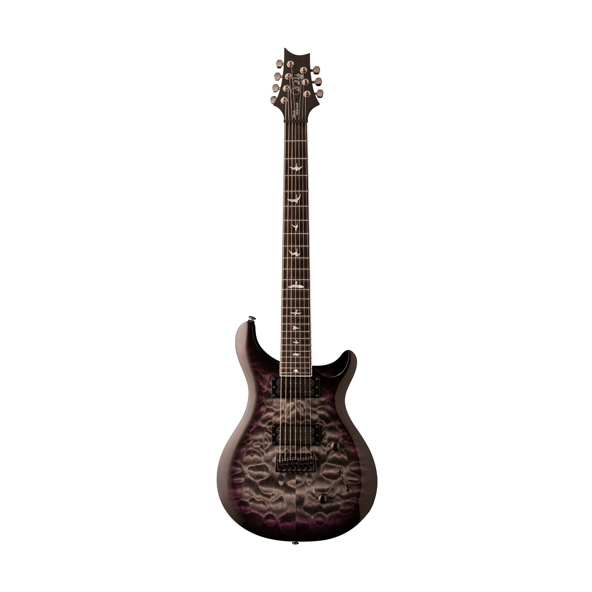 PRS SE Mark Holcomb SVN 7-String Electric Guitar, Ebony FB, Holcomb Burst