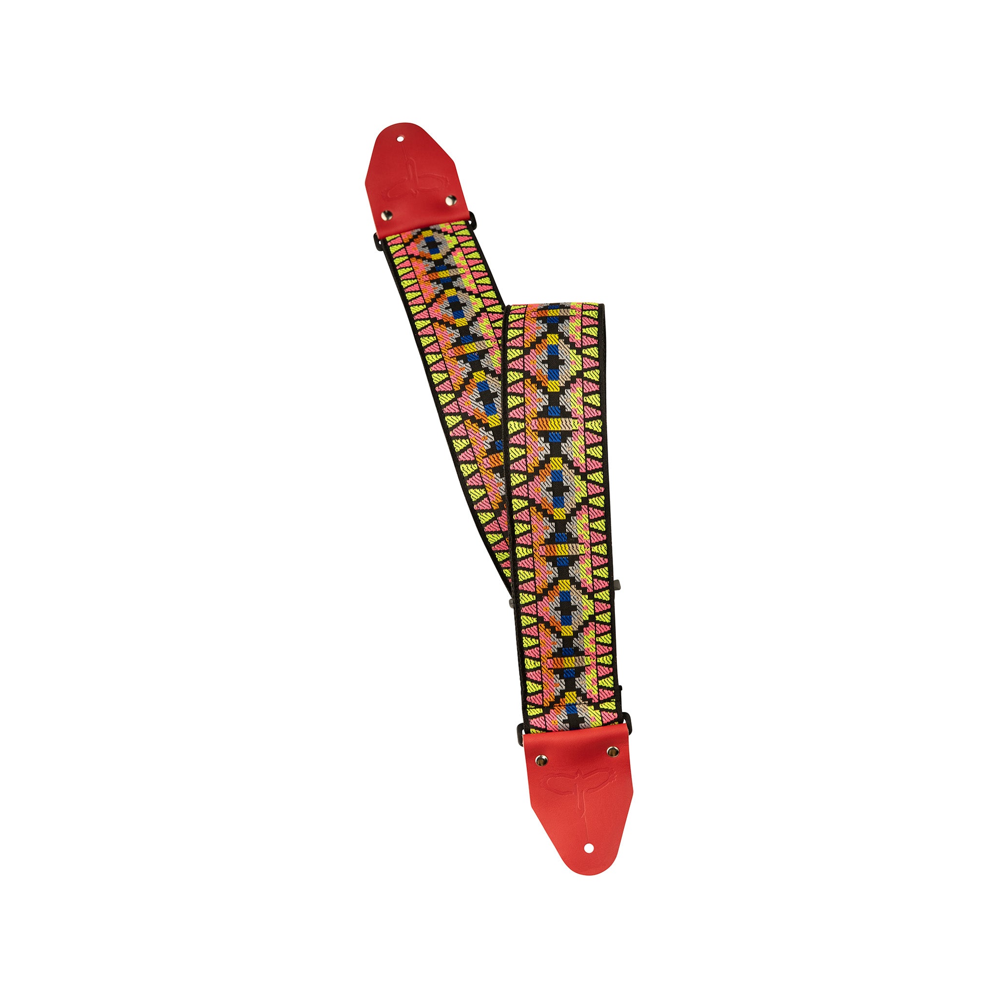 PRS 2.75 Inch Wide Retro Jacquard Guitar Strap, Salmon