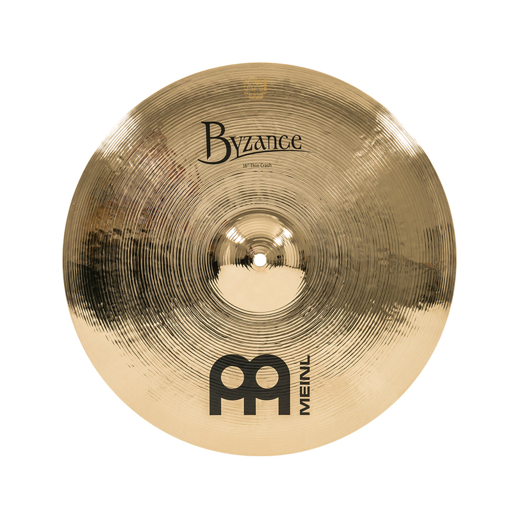 MEINL B16TC-B 16inch Byzance Thin Crash Cymbal, Brilliant