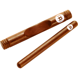 MEINL Percussion CL2RW African Solid Wood Claves, Redwood