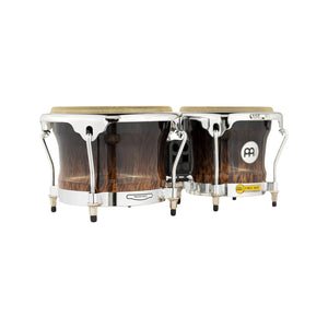 MEINL Percussion FWB400BB 7+8-1/2inch Professional Series Wood Bongo, Brown Burl