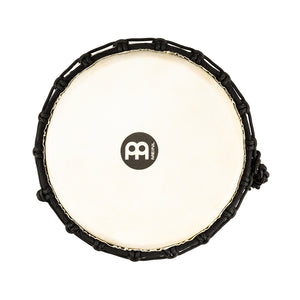 MEINL Percussion HDJ17-M 10inch Rope Tuned Headliner Series Wood Djembe, Artifact Series, Brown