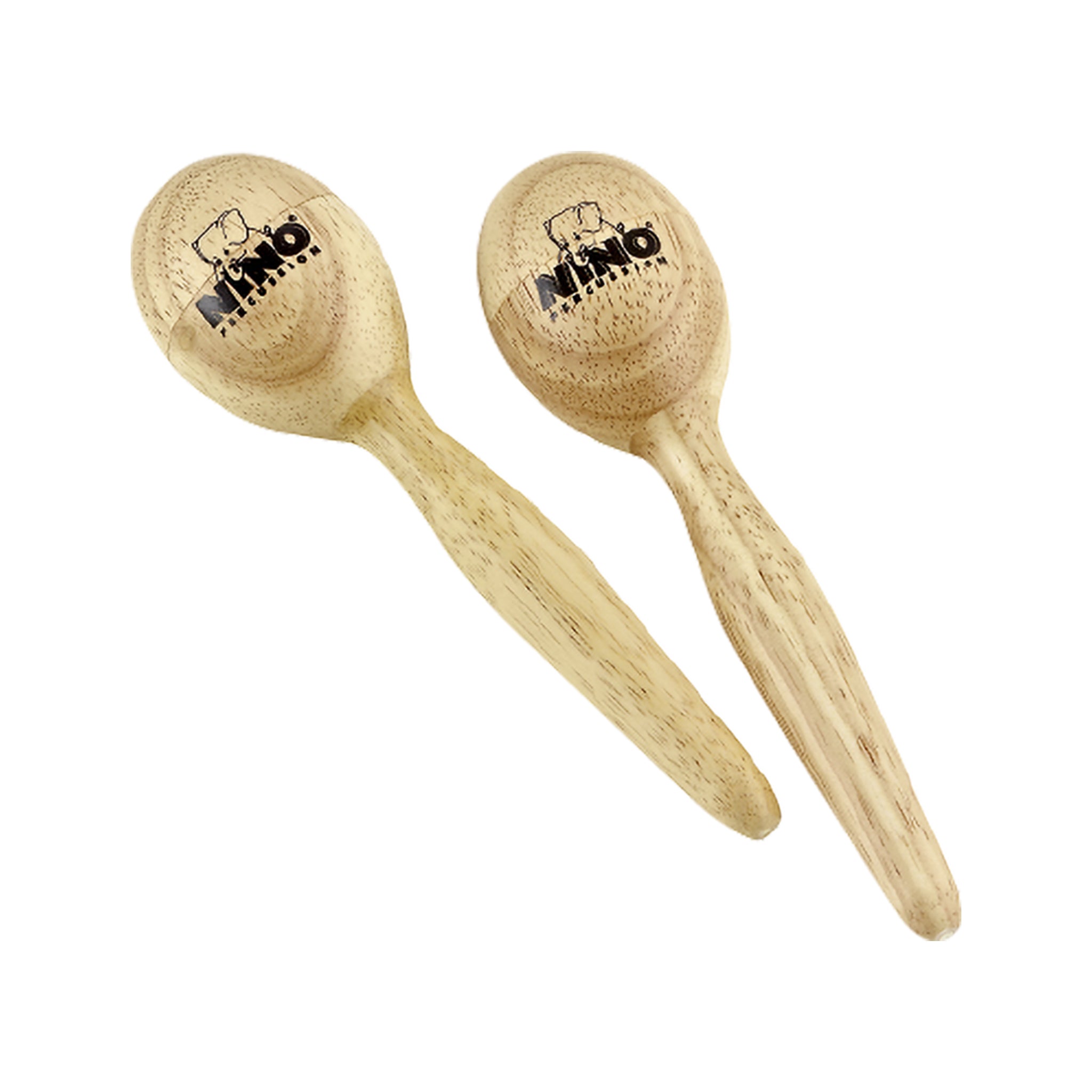 NINO Percussion NINO565 Wood Egg Maracas, Pair, Small