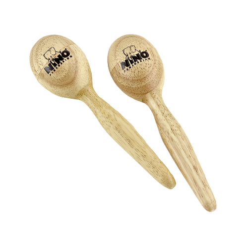 NINO Percussion NINO565 Wood Egg Maracas, Pair, Small