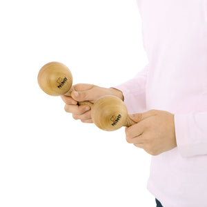 NINO Percussion NINO8 Wood Maracas, Medium
