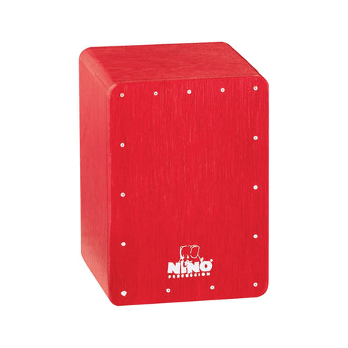 NINO Percussion NINO955R Mini Cajon Shaker, Red