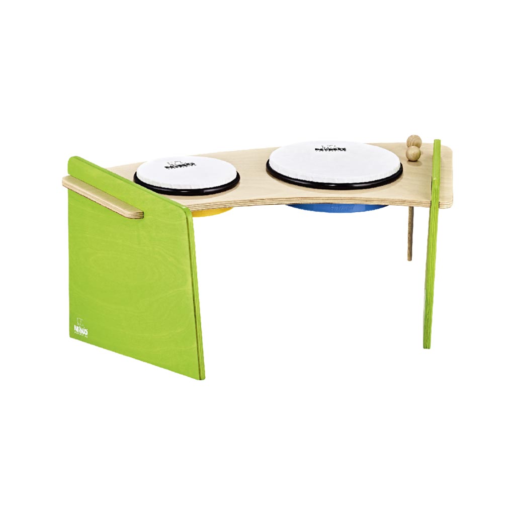 NINO Percussion NINO965 6+12inch Hand Drum Pair w/Stand