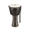MEINL Percussion PADJ6-L-F 12inch Rope Tuned Travel Series Djembe, Synthetic Head, Kanga Sarong