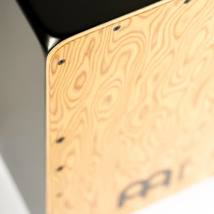 MEINL Percussion PWCP100MB Woodcraft Professional Pickup Cajon, Makah-Burl Frontplate
